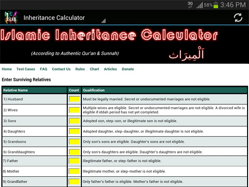 Customise your results or use test cases